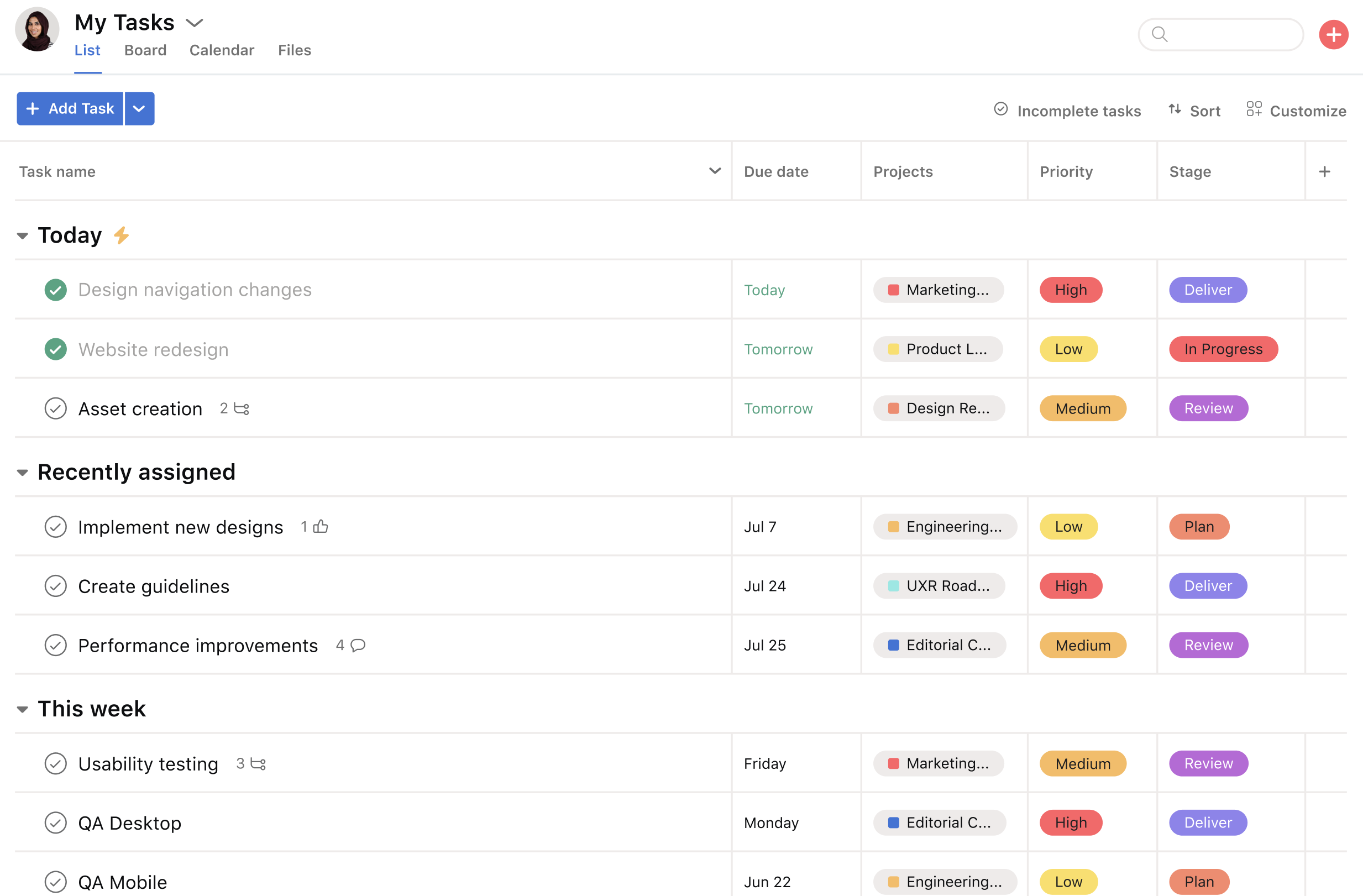Asana Screenshot-1